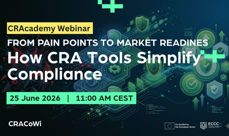 CRAcademy webinar: Kako orodja za CRA poenostavijo doseganje skladnosti