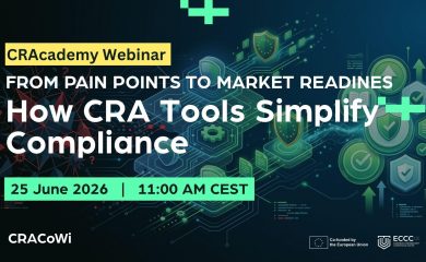 CRAcademy webinar: Kako orodja za CRA poenostavijo doseganje skladnosti